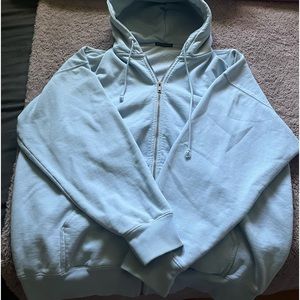 Baby Blue Brandy Melville Full Zip